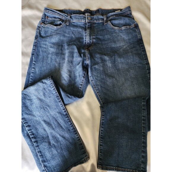 Mens Lucky Brand Jeans W38 L32 Dark Wash Straight Leg Regular Fit RN 80318 - Picture 2 of 8